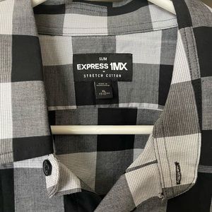 Express Men’s 1MX Long Sleeve Button Up Shirt